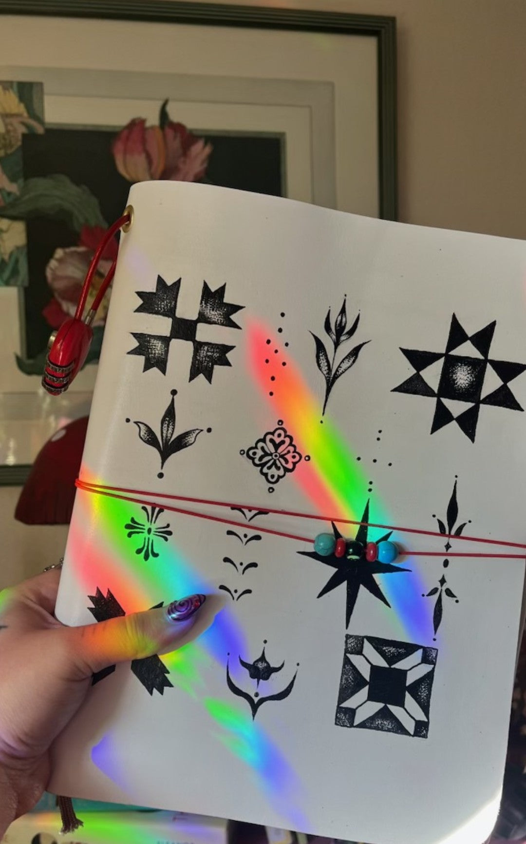 Designs created for learher cover notebook