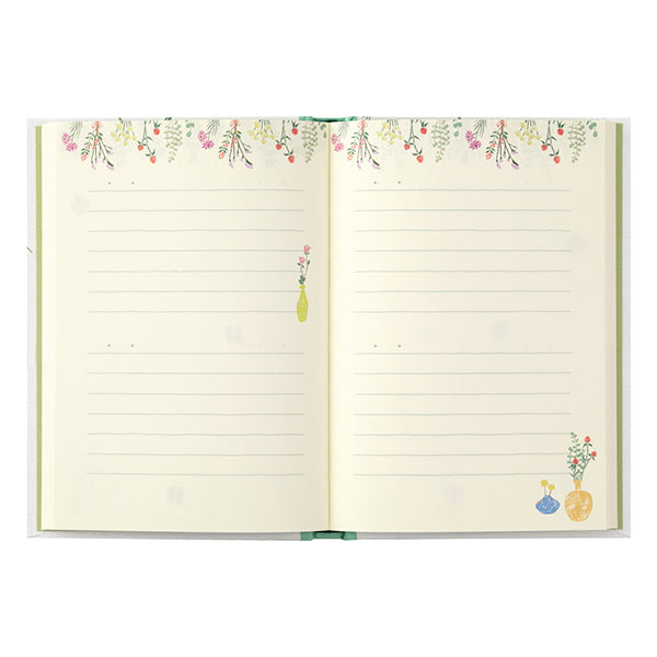 Midori Diary - Dried Flower Pattern