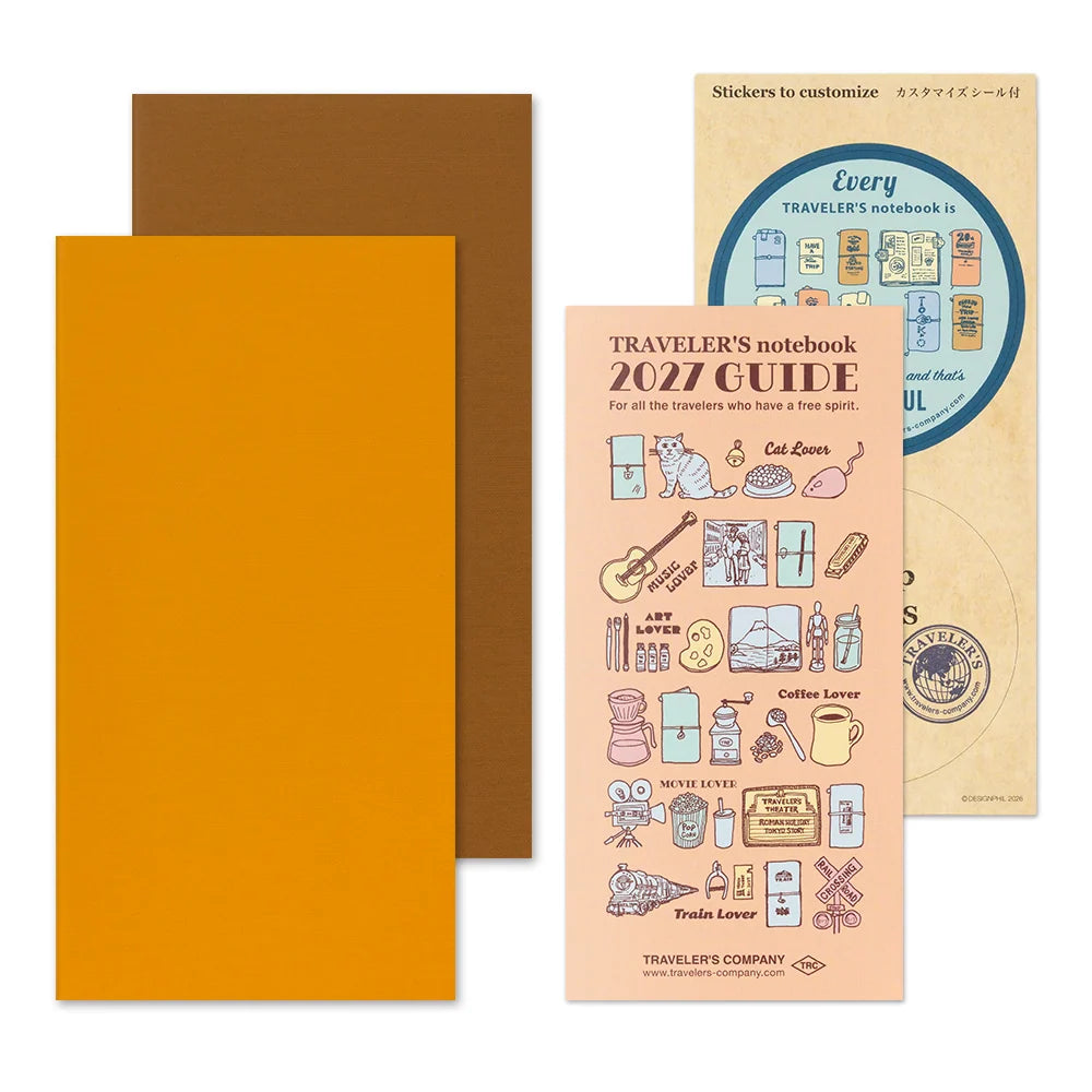 TRAVELER'S COMPANY Vertical Size Diary 2027 - Weekly