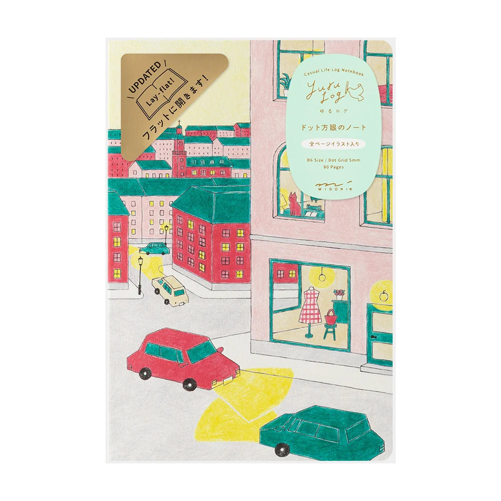 Midori Yuru Log Notebook B6 - Daily Life
