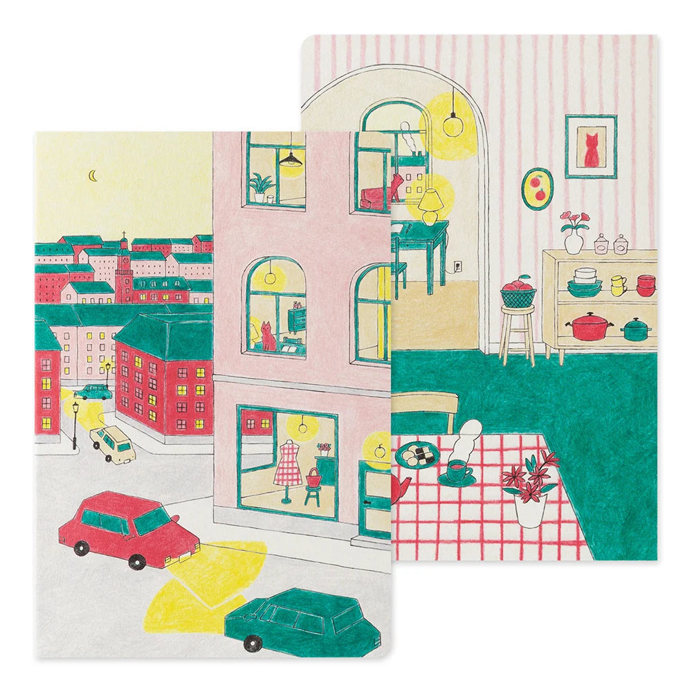 Midori Yuru Log Notebook B6 - Daily Life