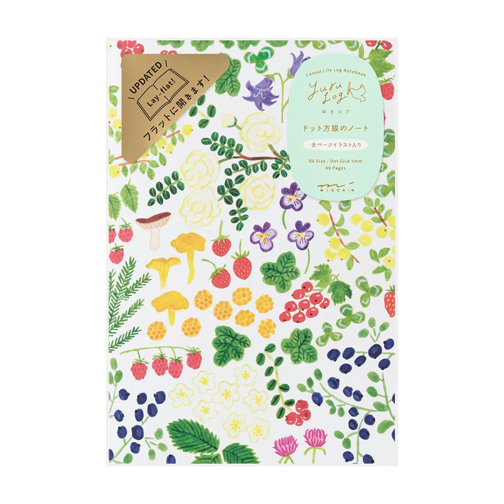 Midori Yuru Log Notebook B6 - Scandinavia V2