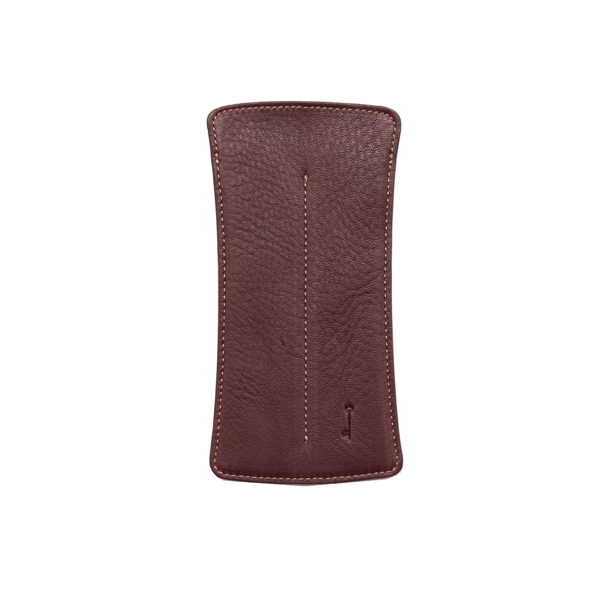 Nagasawa Two Pen Case Kip Leather - Bordeaux (Short)