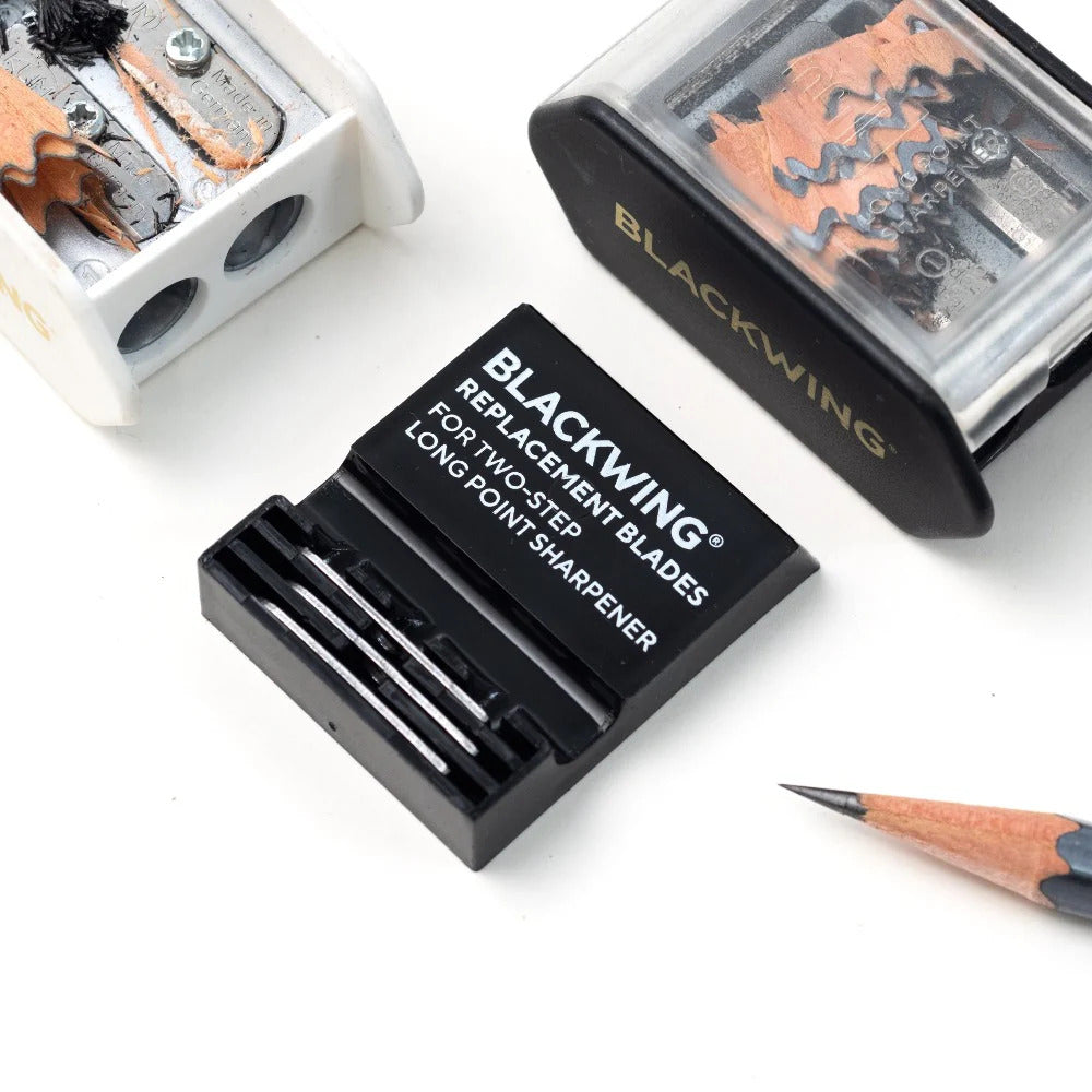 Blackwing Pencil Sharpener - Two-Step Long Point Replacement Blades