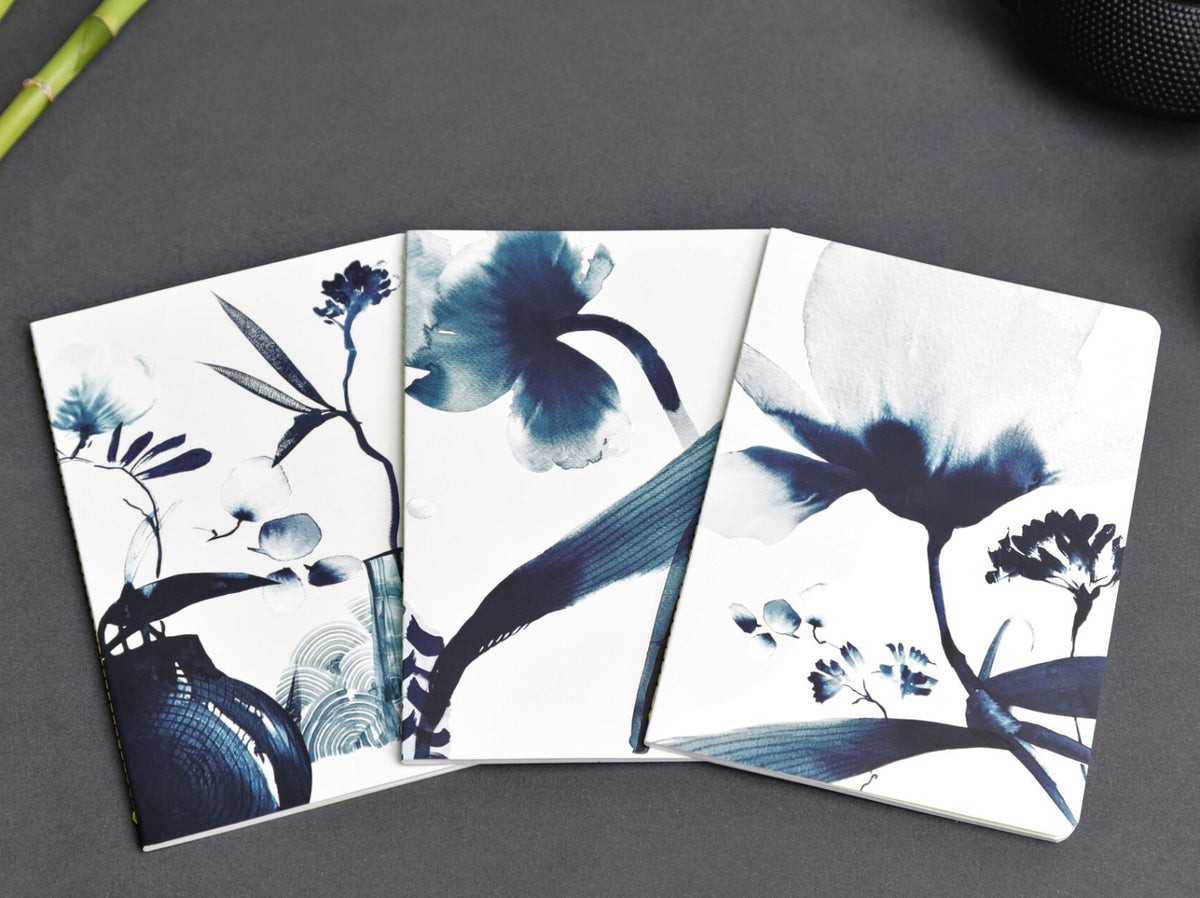 Clairefontaine Inkebana Collection - Staplebound Notebook (Set of 3)