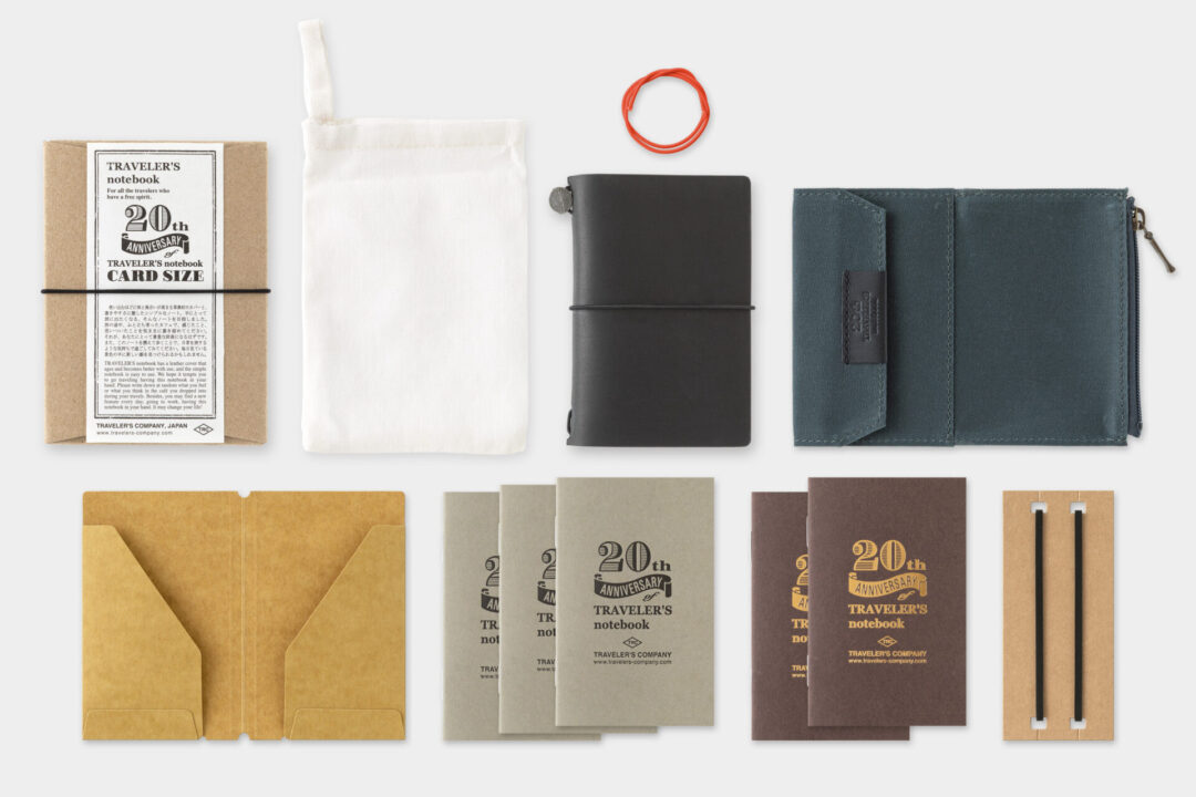 TRAVELER'S COMPANY Notebook Card Size 20th Anniversary Set