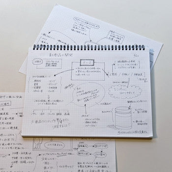 Maruman Notebooks Mnemosyne A4 Notebook - Grid
