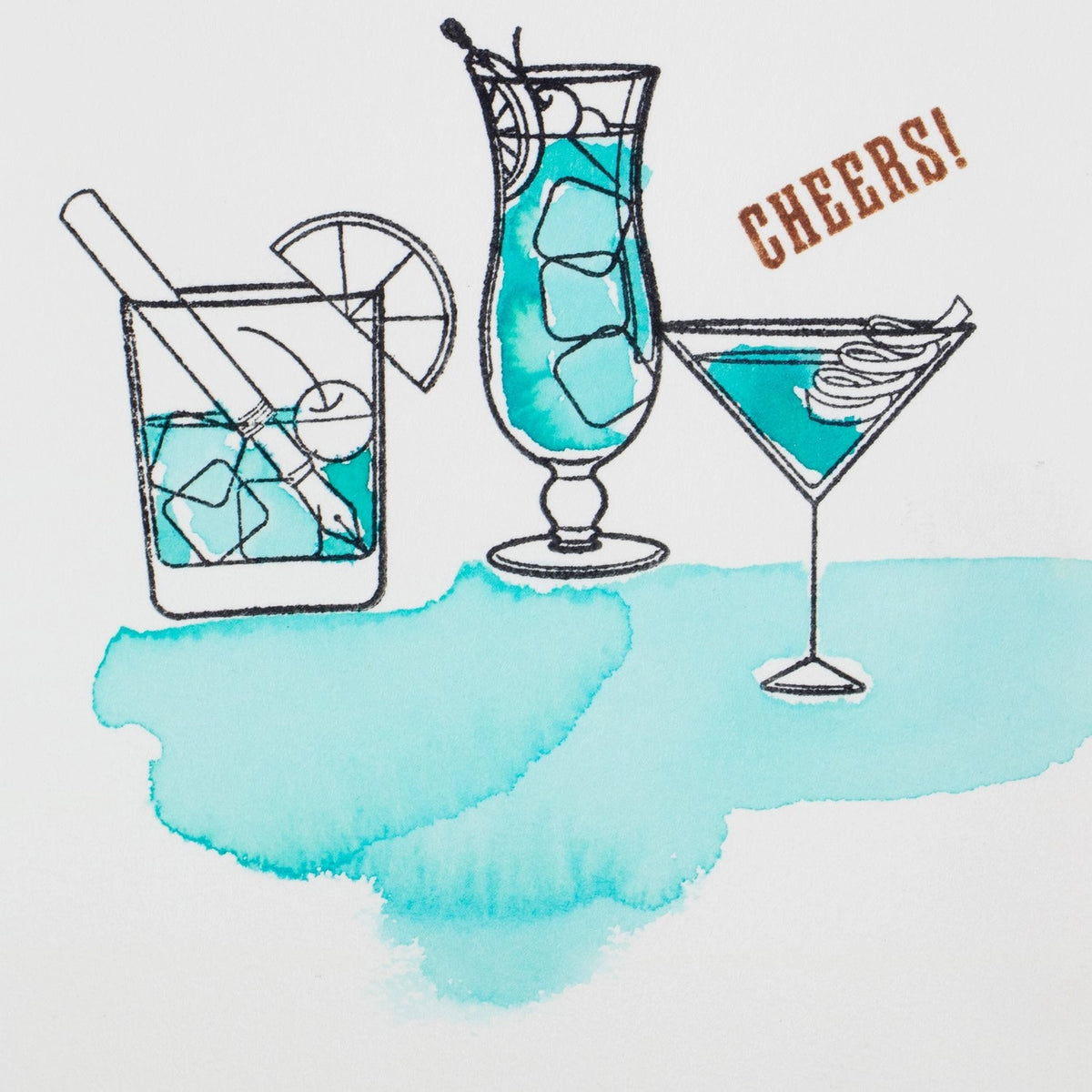 The Well Appointed Desk - Clear Stamp Set - Don't Drink the Ink