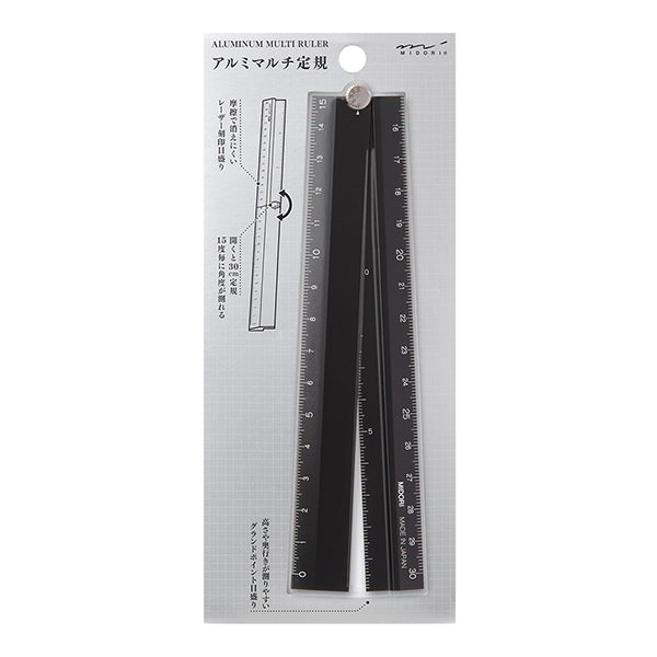 Midori Aluminum Multi Ruler