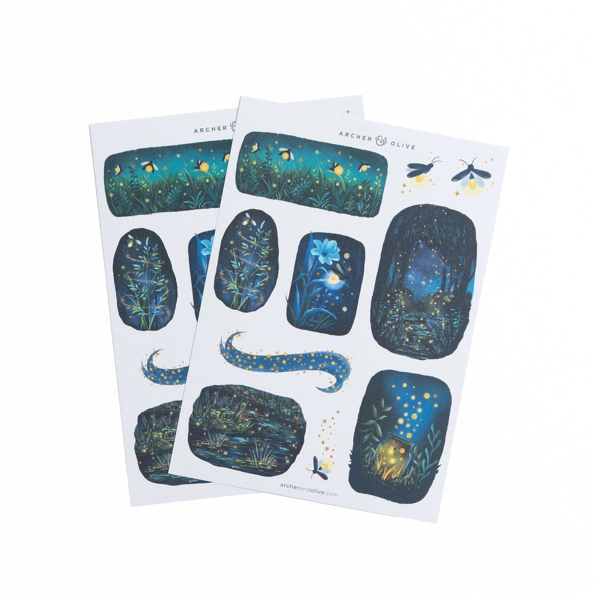 Archer & Olive Sticker Set - Firefly Night