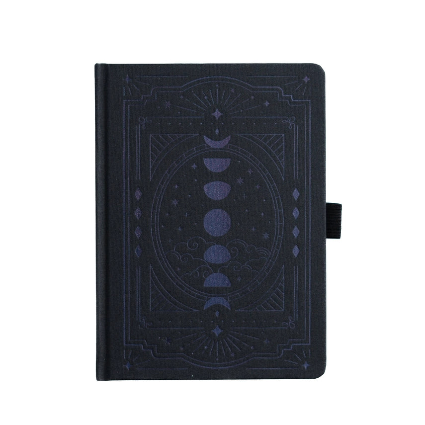Archer & Olive - Dot Grid Notebook - Black on Black wonderstruck B6