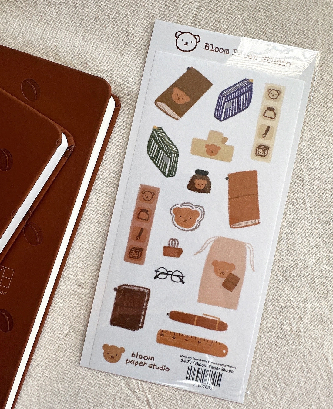 Bloom Paper Studio Sticker - Stationery Tools Doodle