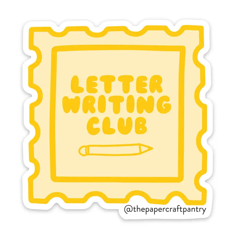 The Paper + Craft Pantry Vinyl Sticker - Letter Writing Club