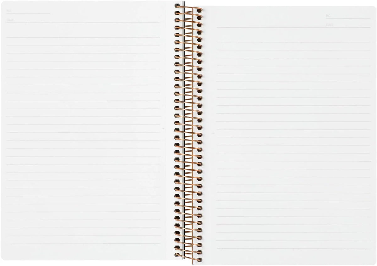Maruman Notebooks A5 Spiral Note - 150 Sheets Lined Black