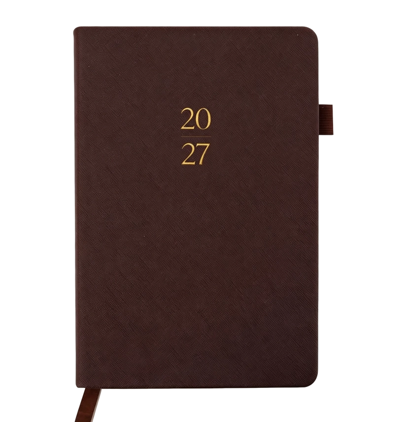 Linda Tong Planners - 2027 Illustrated Planner - Espresso