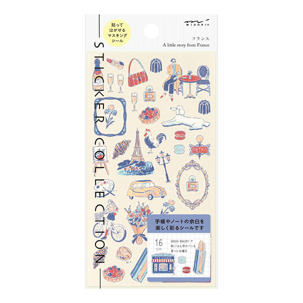 Midori Stickers - France Design