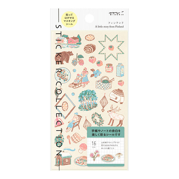 Midori Stickers - Finland Design