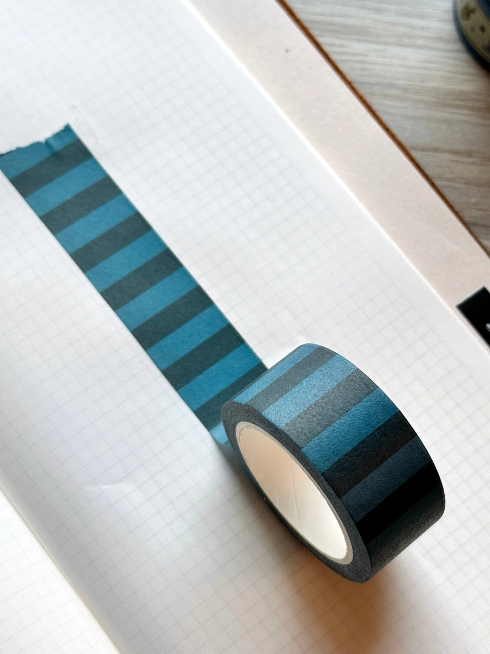 Doohickle Designs - Washi Tape - Midnight Blue Stripes