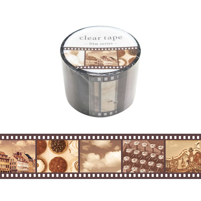 Mind Wave - Washi tape- 30mm - Film Brown