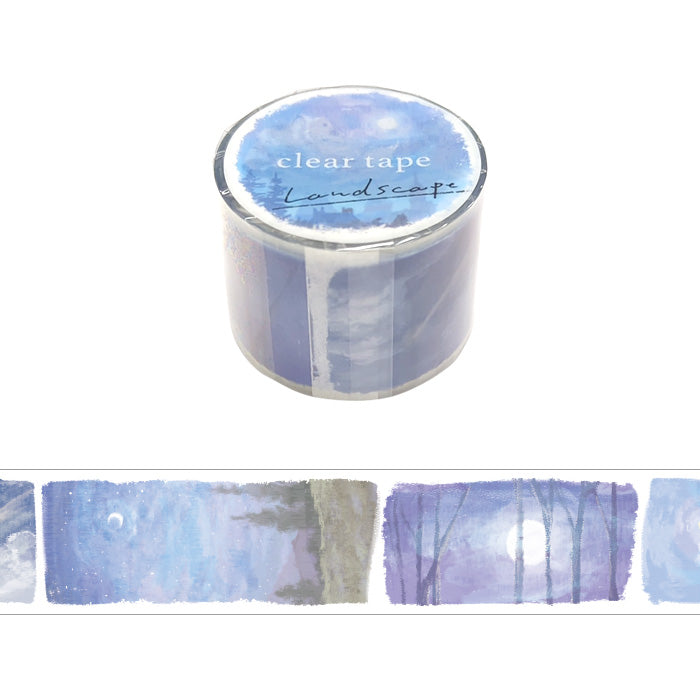 Mind Wave - Washi tape- 30mm - Landscape Moonlight