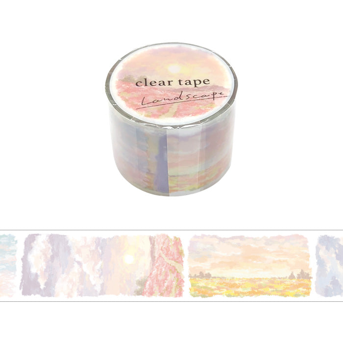 Mind Wave - Washi tape- 30mm - Landscape Scarlet Clouds