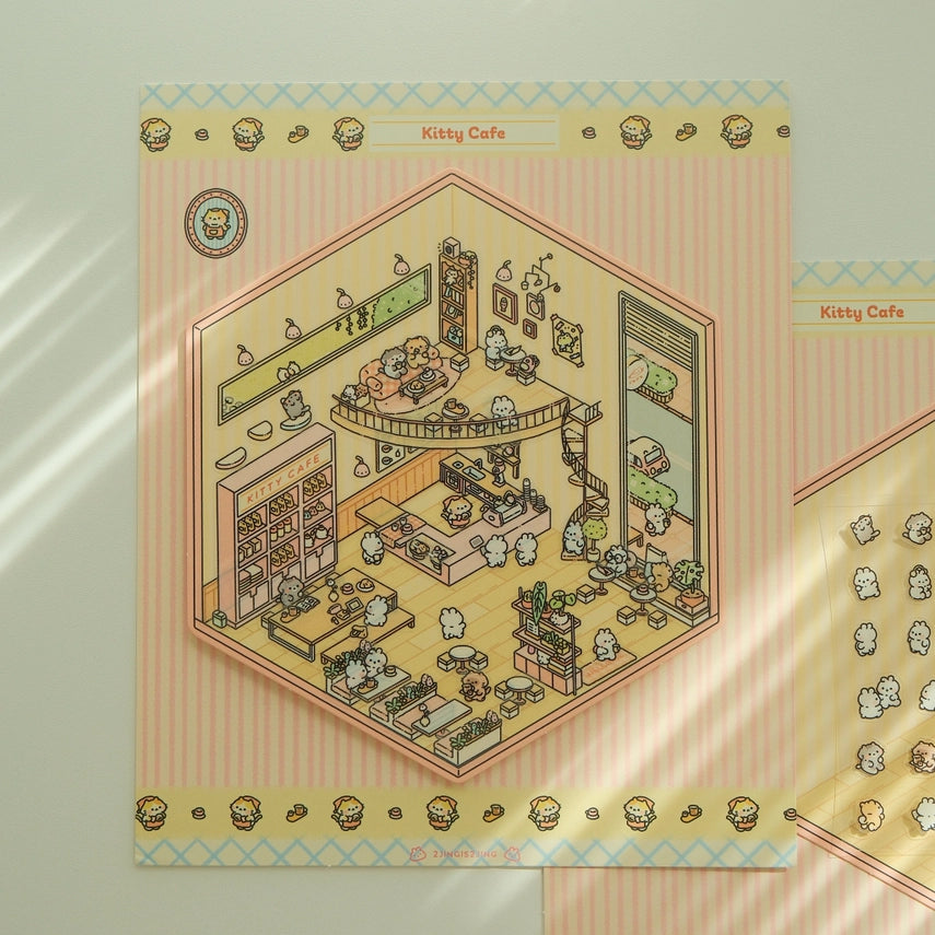 2jingis2jing - Sticker Scene - Kitty Cafe