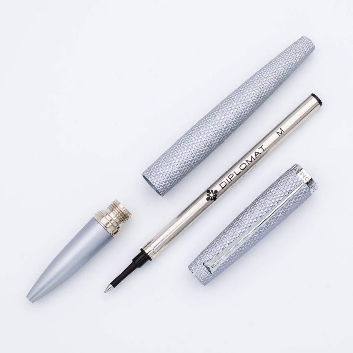 Diplomat Viper Rollerball - Silver