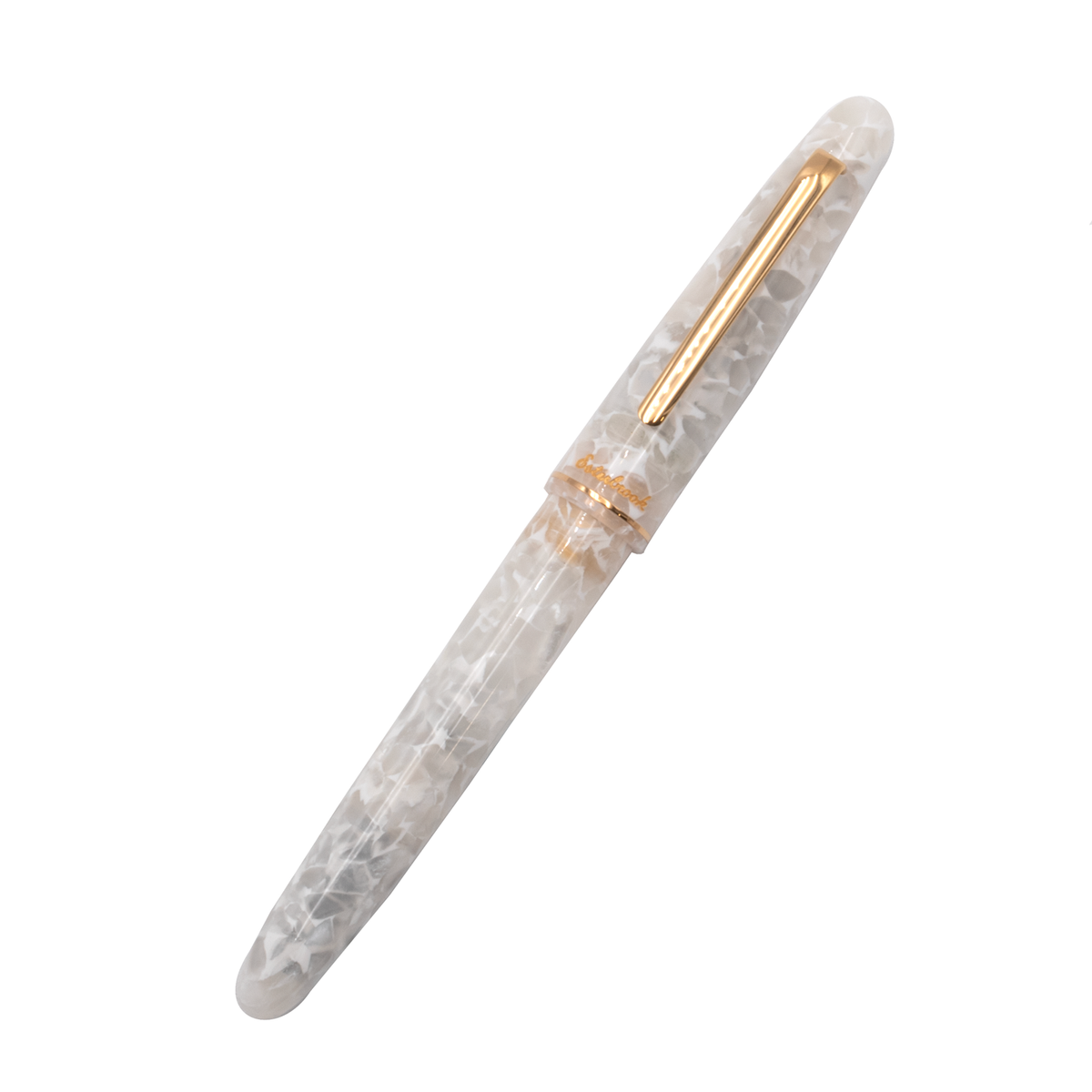 Esterbrook Estie Winter White with Gold Trim Fountain