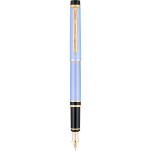 Pilot Grance Pearl Light Blue with Gold Trim Fountain