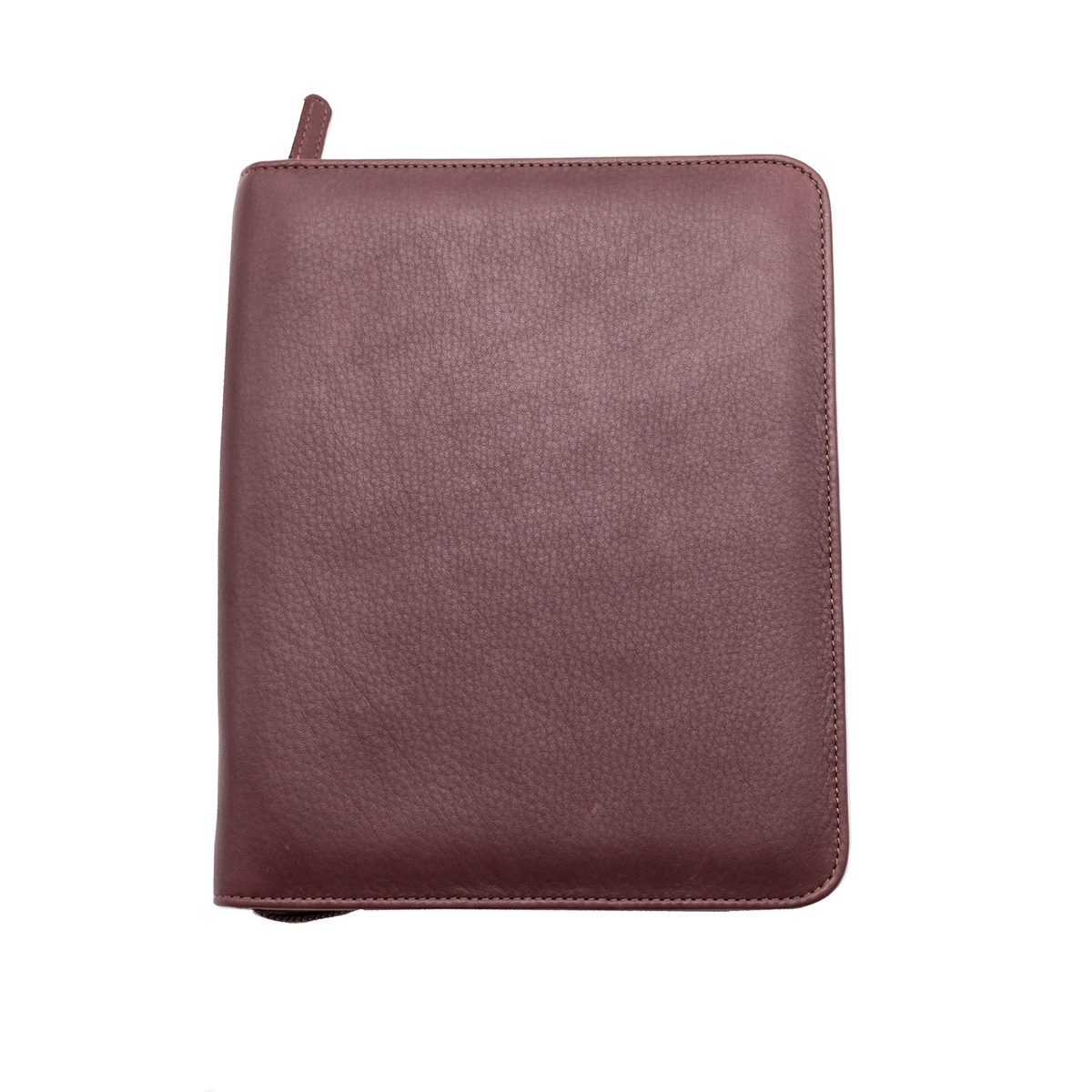 Nagasawa Leather 10 Pen Zip Case - Bordeaux