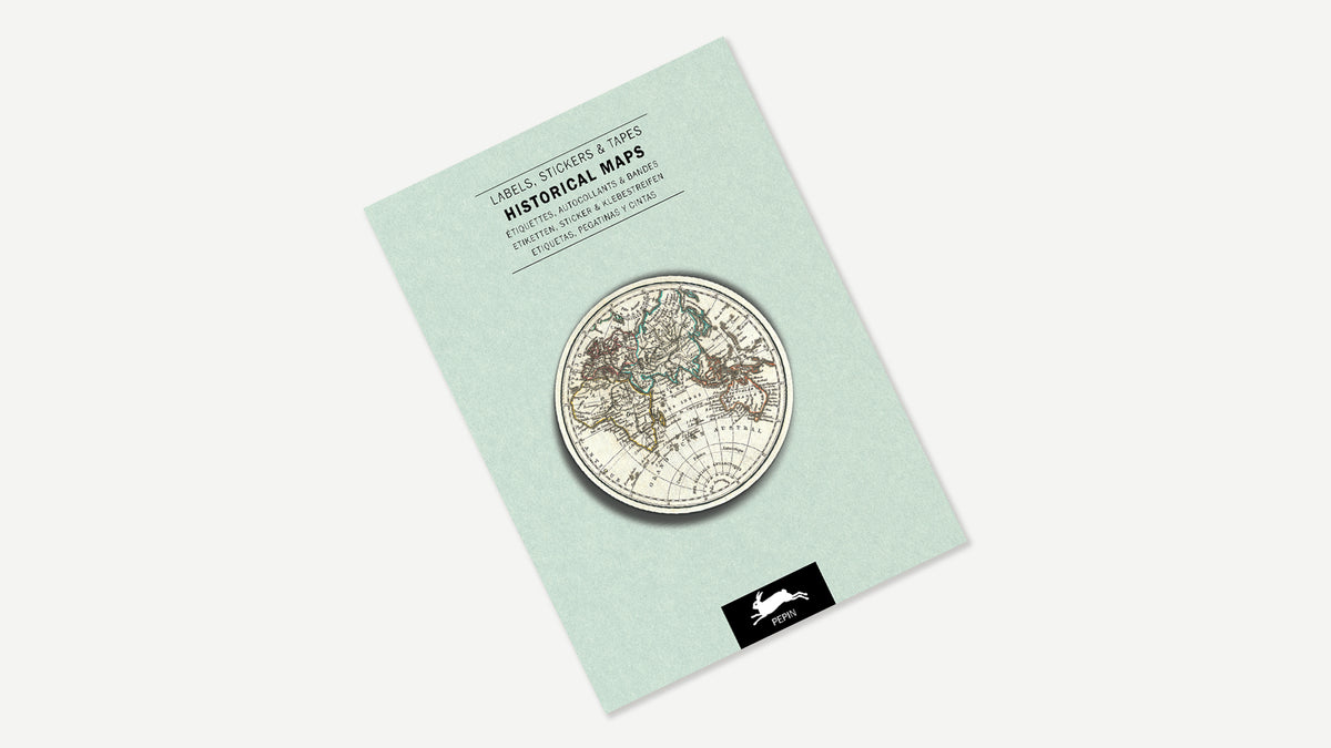 Pepin Label, Sticker & Tape Book - Historical Maps