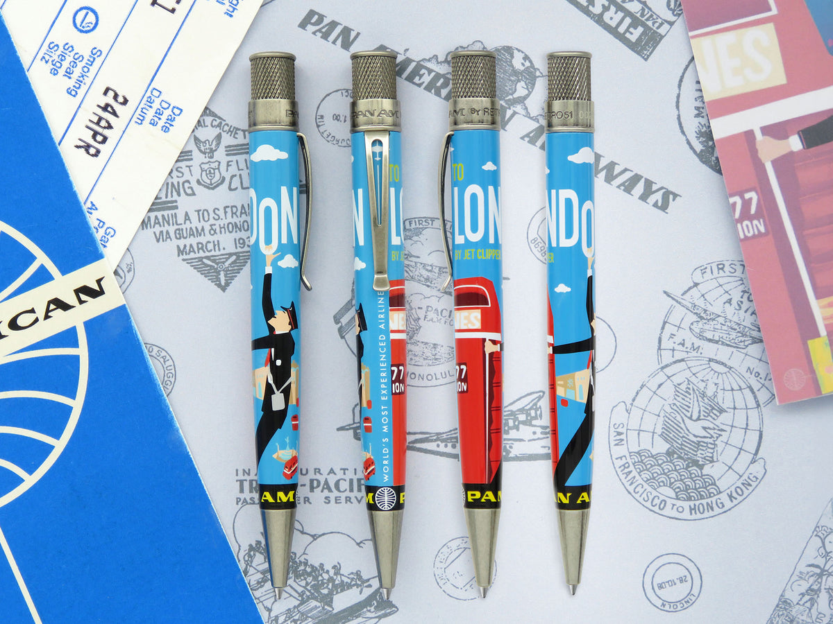 Retro 1951 Pan Am® - London Poster Tornado Rollerball