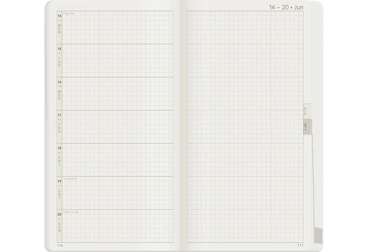 Wonderland222 2027 W1 Weekly Planner - Core - Horizontal