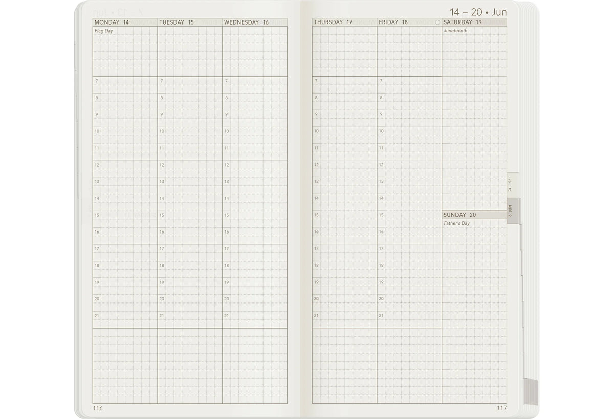 Wonderland222 2027 W1 Weekly Planner - Core - Stacked Weekends