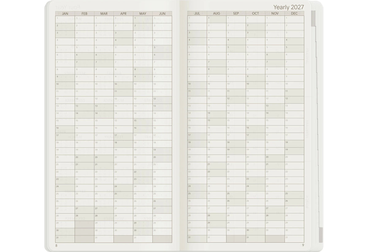 Wonderland222 2027 W1 Weekly Planner - Core - Stacked Weekends