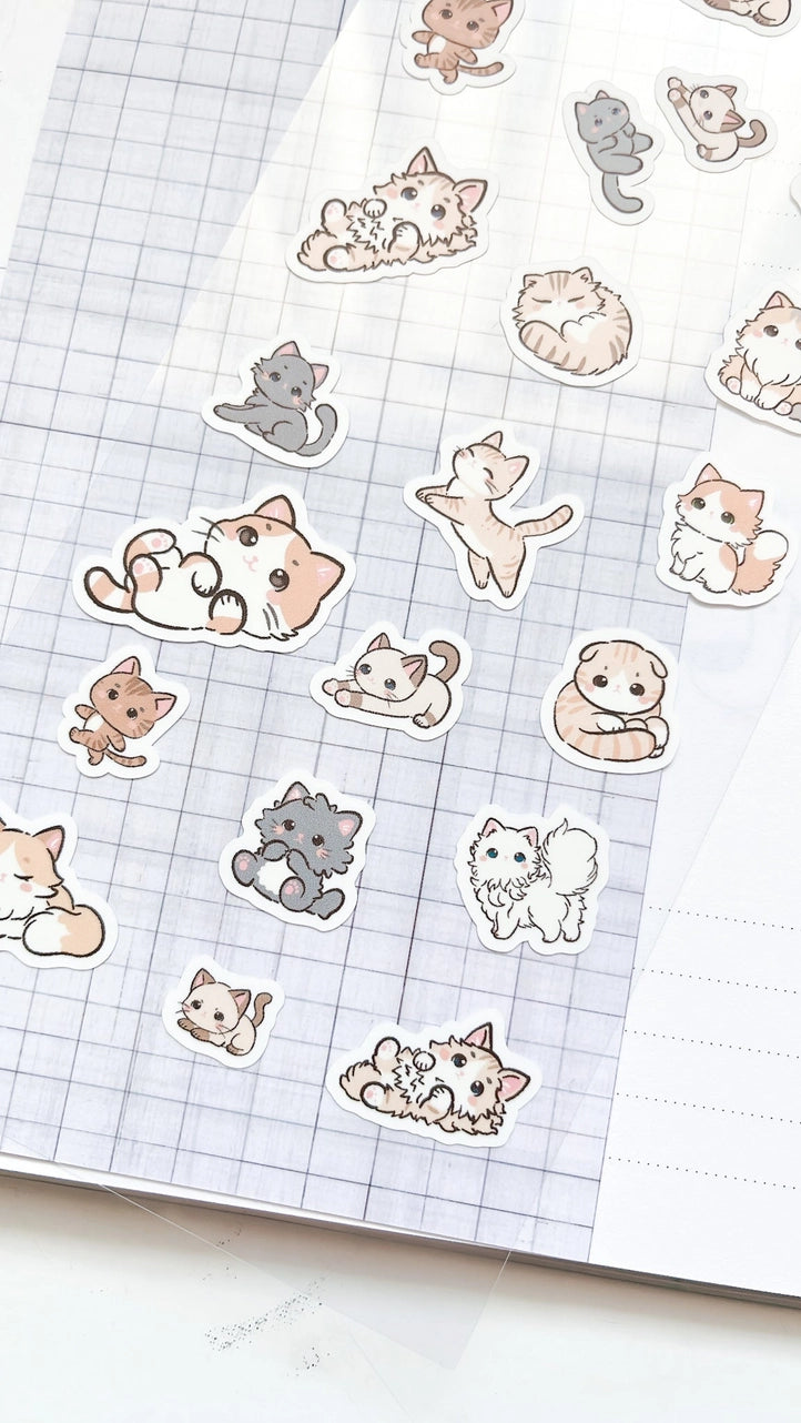 Kuboandlucy Stationery Co. Sticker Sheet - Perfectly Pawsome