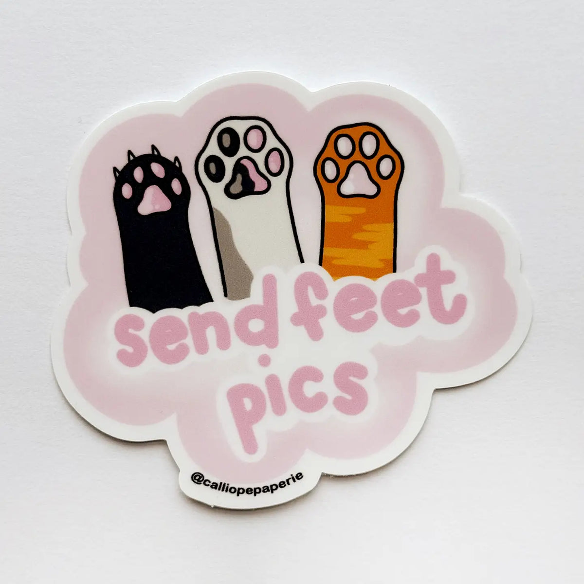 Calliope Pencil Factory - Vinyl Sticker - Send Feet Pics