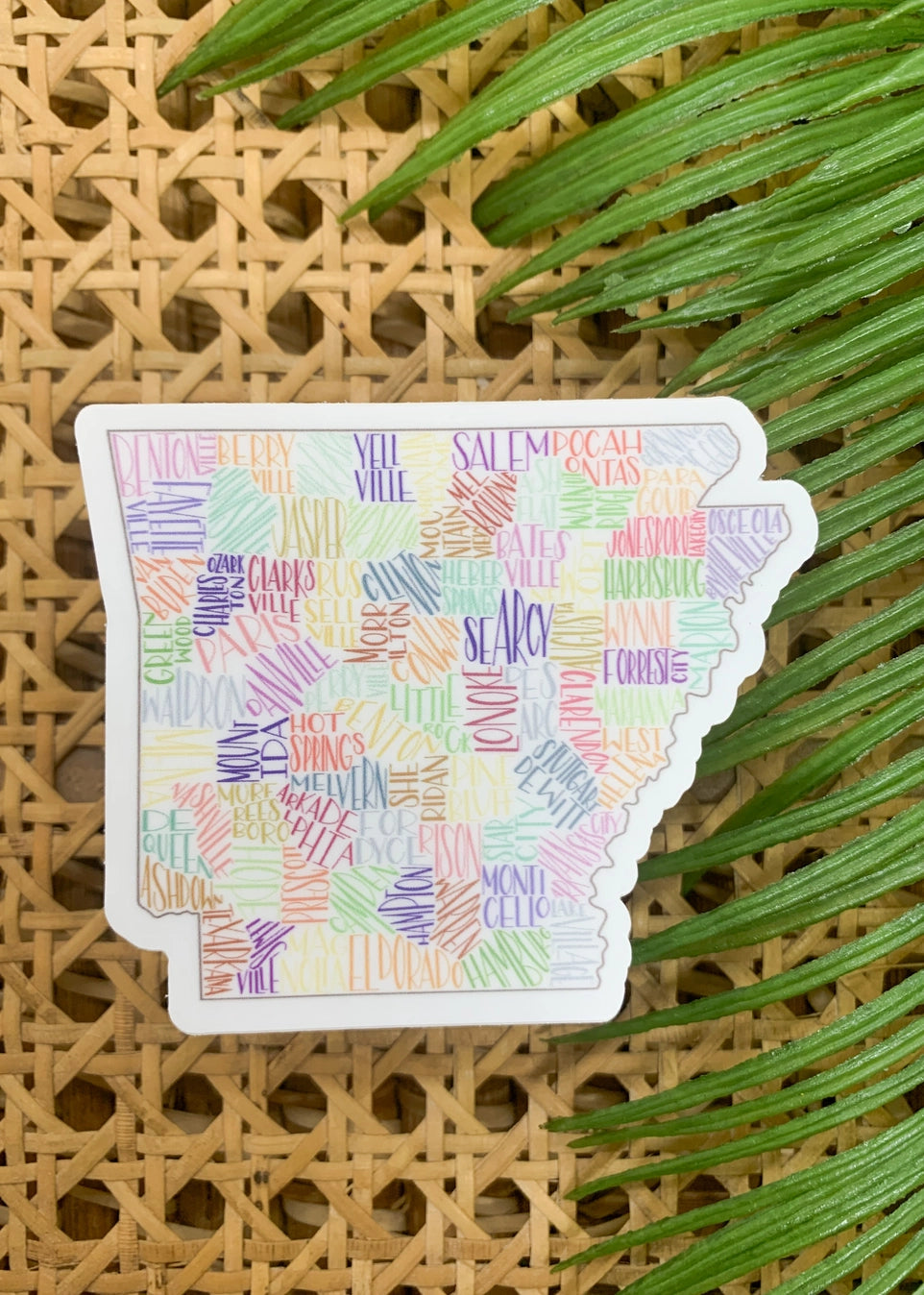 Savannah and James Co - Vinyl Sticker - Arkansas Cities