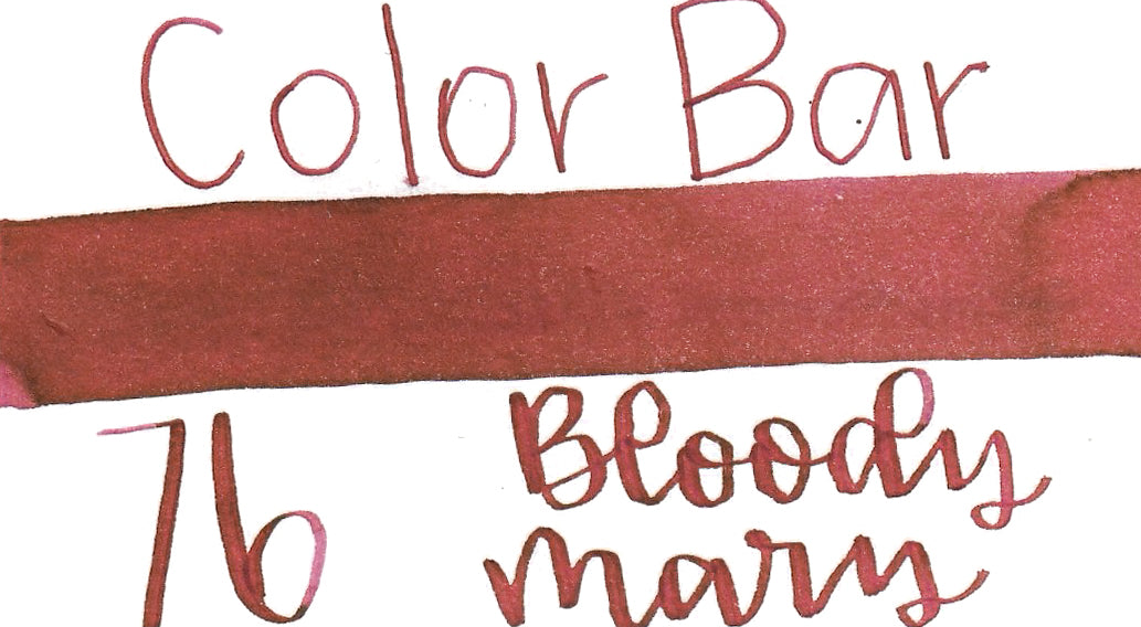 Ishimaru Color Bar Ink - Bloody Mary #76