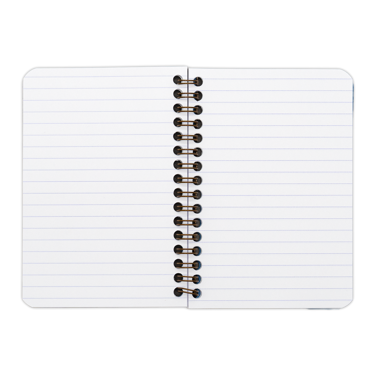 Clairefontaine Basics - Side Wirebound Notebook 3 ½ x 5 ½ Blue, Lined