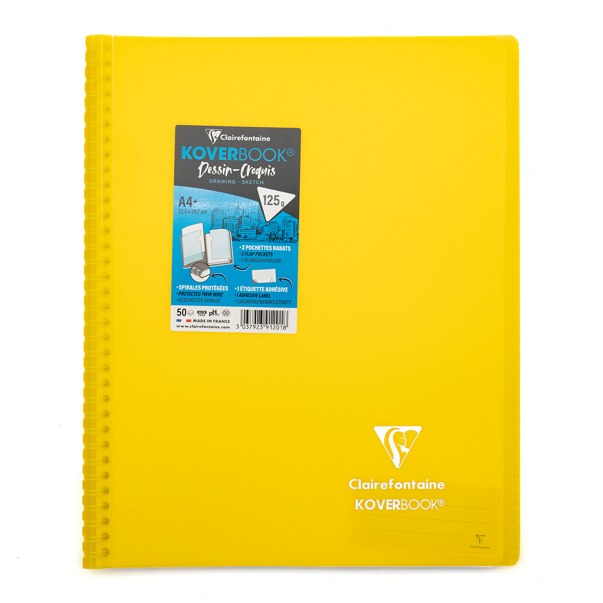 Clairefontaine A4+ Side Wirebound Sketch Notebook