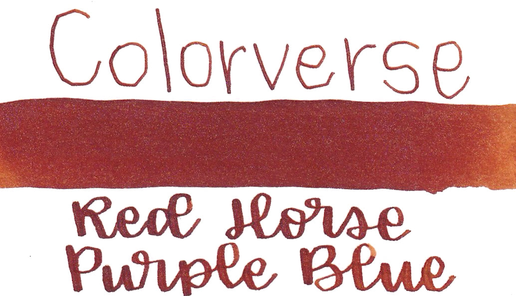Colorverse 2026 Red Horse - Glistening Purple Blue