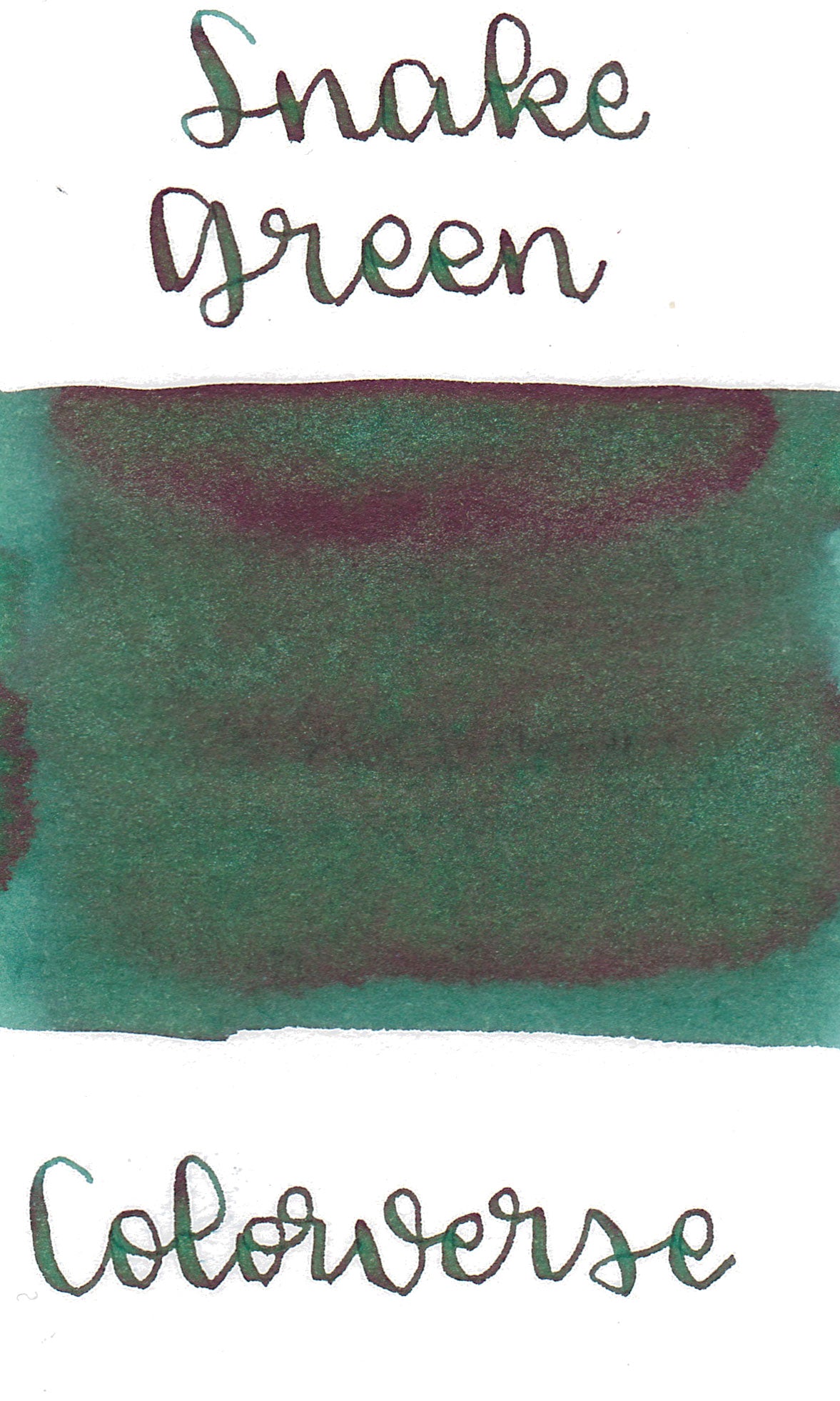 Colorverse 2025 Blue Green Snake - Glistening Green