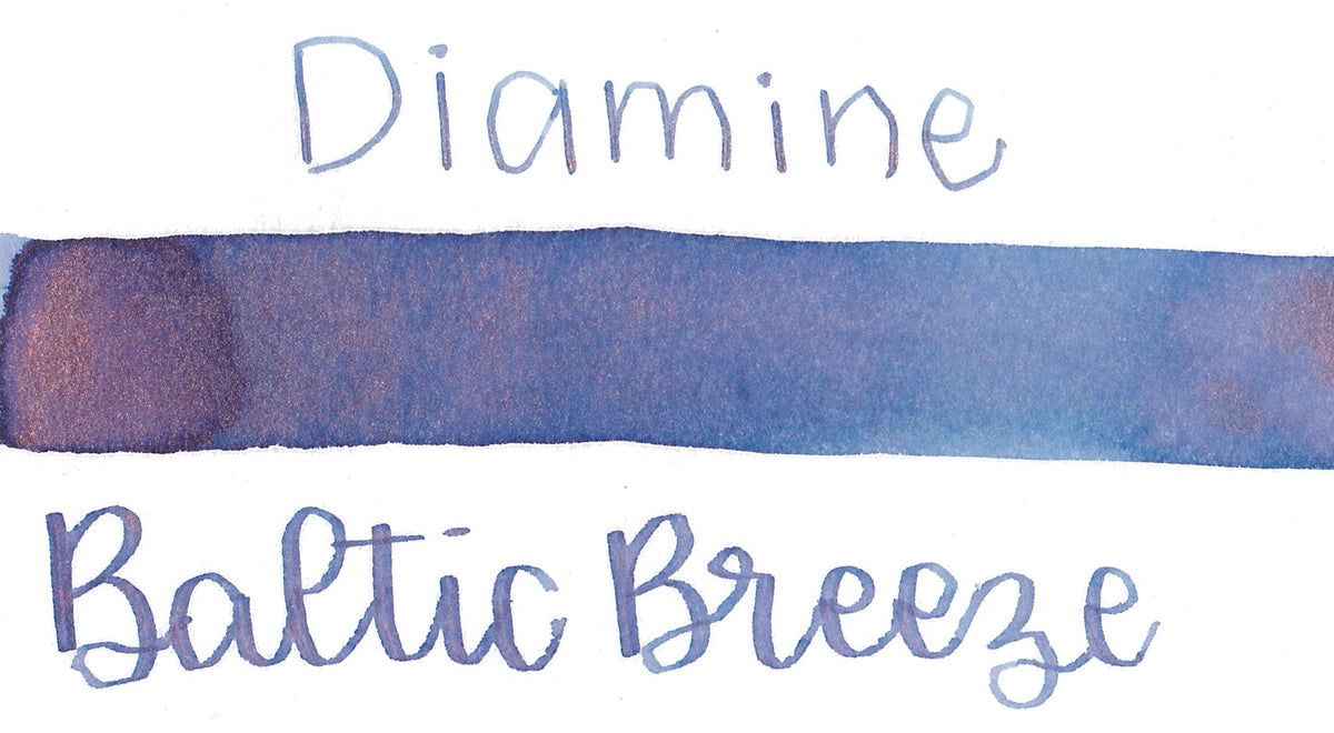 Diamine Black Edition - Baltic Breeze Shimmer Ink