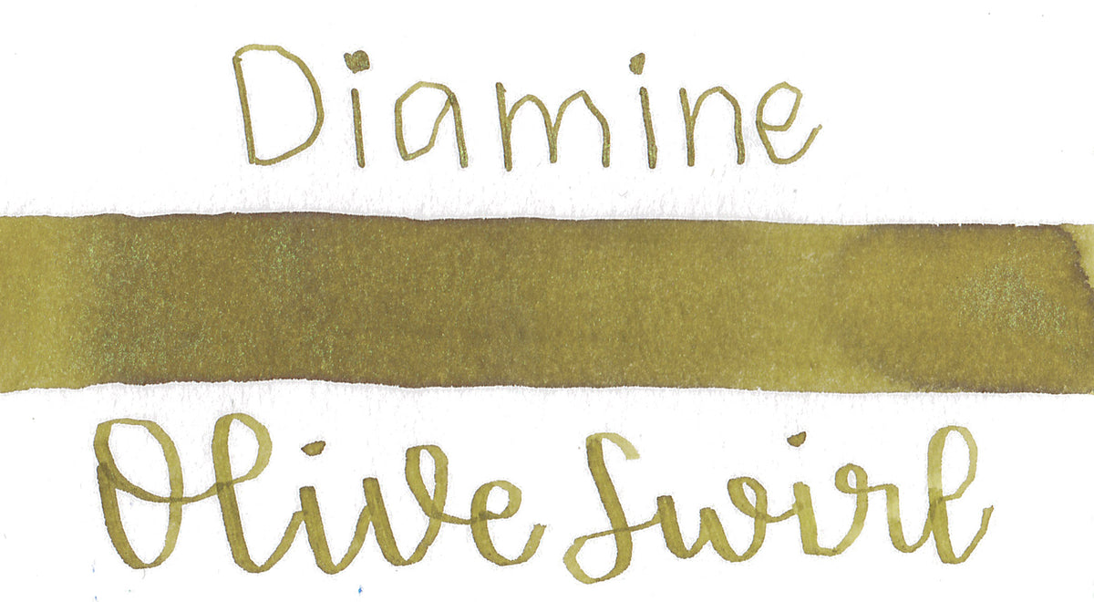 Diamine Green Edition - Olive Swirl