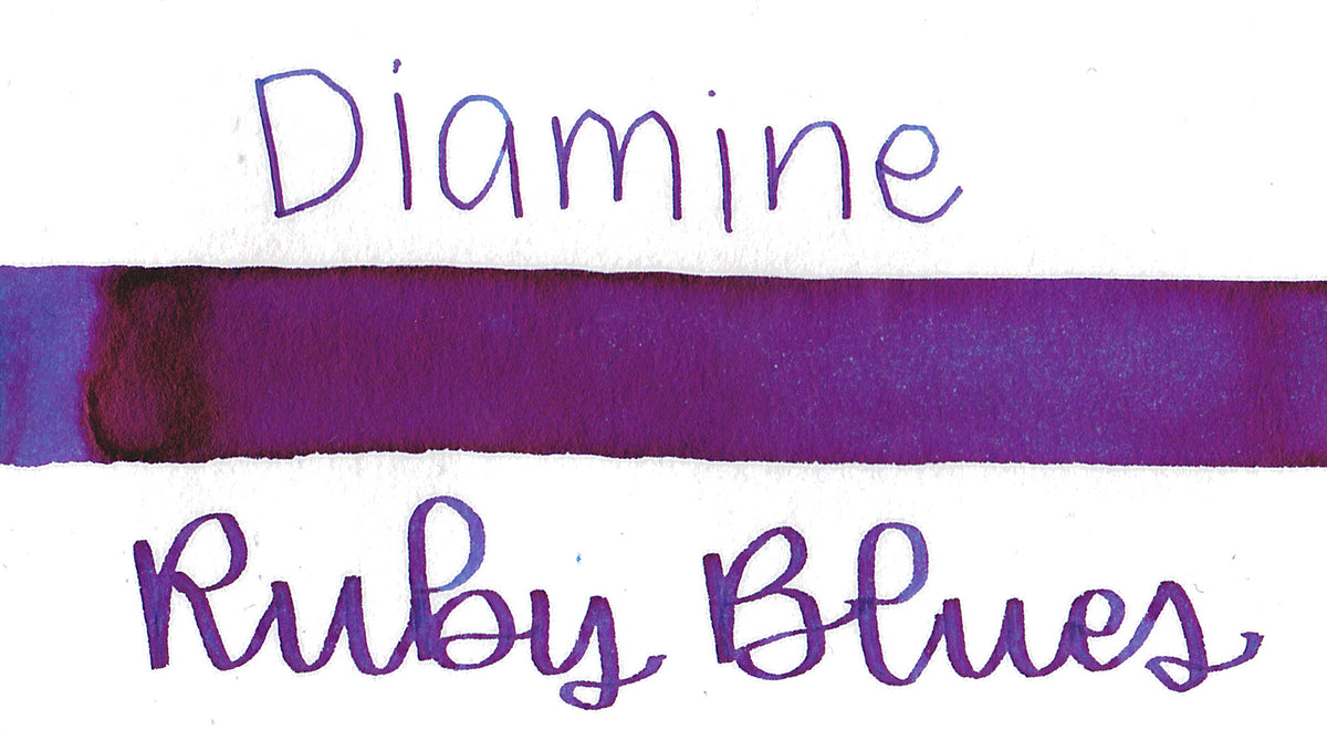 Diamine Red Edition - Ruby Blues Sheen