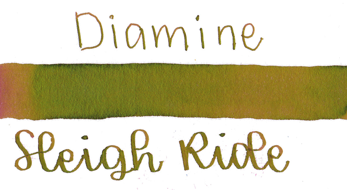 Diamine Black Edition - Sleigh Ride Sheening Ink