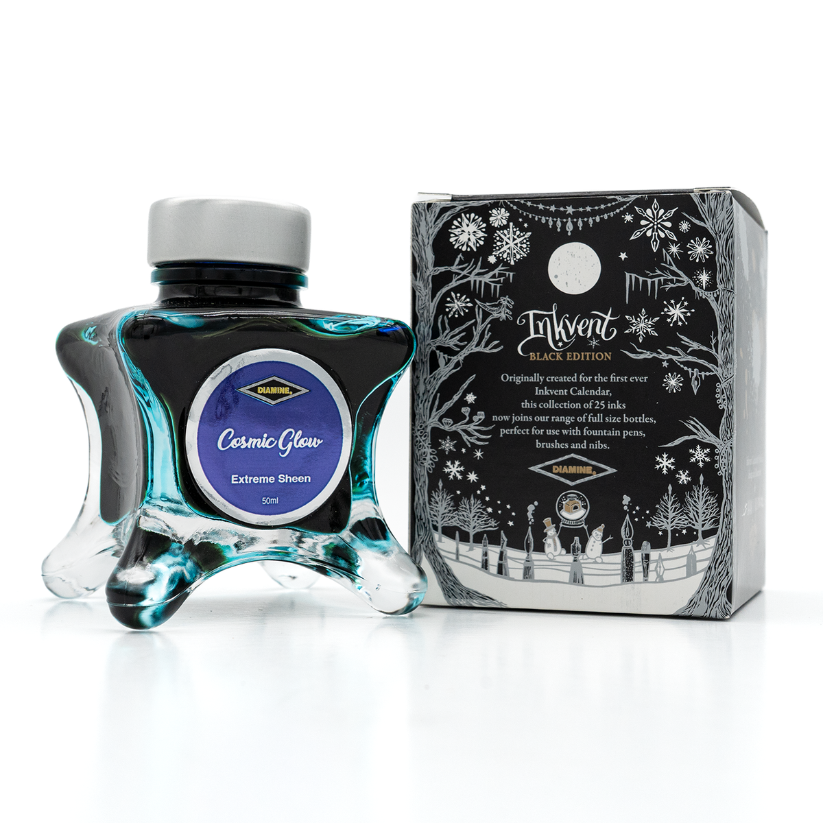 Diamine Black Edition - Cosmic Glow Sheening Ink