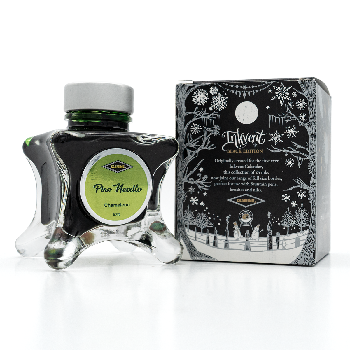 Diamine Black Edition - Pine Needle Shimmer Ink