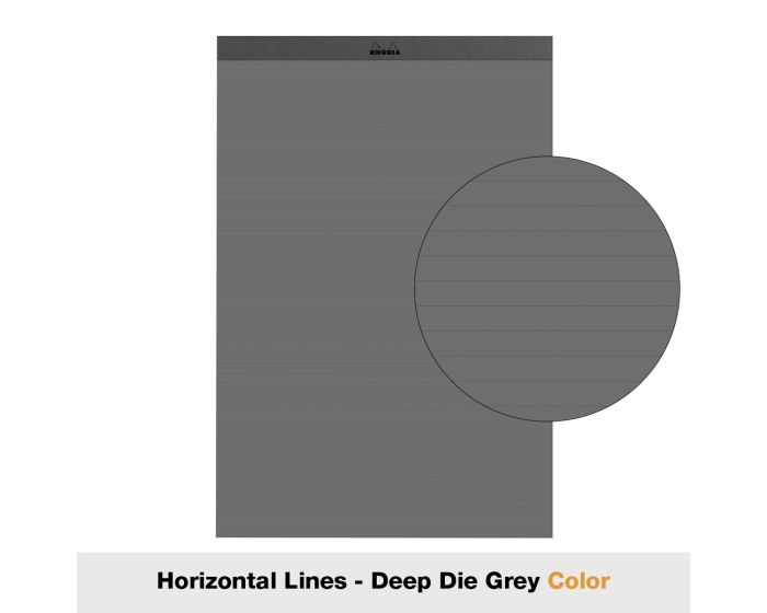 Rhodia A4+ PAScribe Pad- Grey Paper